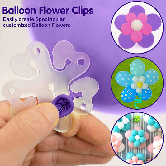 Pack Of 10pcs Balloons Clip - Flower Stand Clip Holder for Balloons - Balloons Tie Holder Birthday Wedding Party Decoration