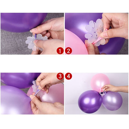 Pack Of 10pcs Balloons Clip - Flower Stand Clip Holder for Balloons - Balloons Tie Holder Birthday Wedding Party Decoration