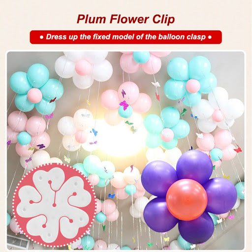 Pack Of 10pcs Balloons Clip - Flower Stand Clip Holder for Balloons - Balloons Tie Holder Birthday Wedding Party Decoration