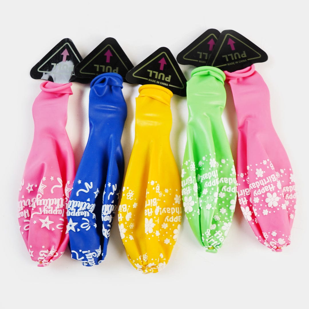 5-Pack LED Light Up Balloons | Glowing Happy Birthday Party Decorations