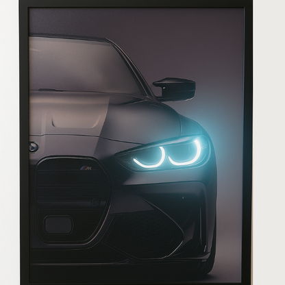 Premium 18*24" Automotive Canvas Neon Art Frame (LED Light)
